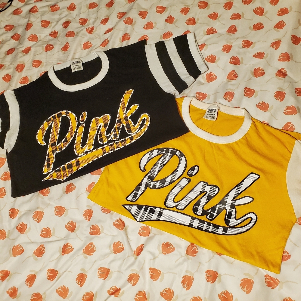PINK Plaid Tee Duo!!!